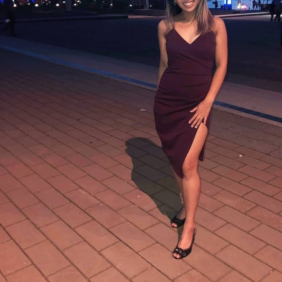 Wrap Style Bodycon Dress (XS) - Picture 2 of 5